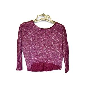 I heart pinc knitted sparkly sweater